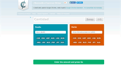 Desktop Screenshot of conversor-divisas.net