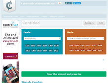 Tablet Screenshot of conversor-divisas.net
